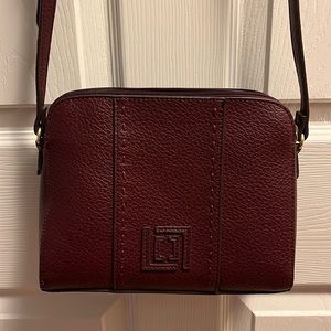 dark burgundy purse